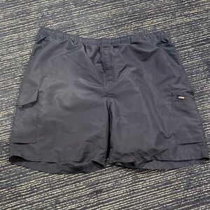 Reebok Men's Navy Athletic Cargo Shorts